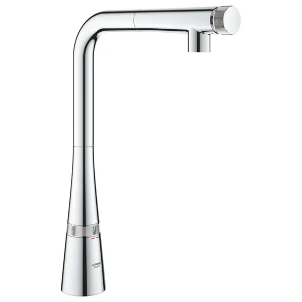 Змішувач для кухні з висувним виливом Grohe Zedra SmartControl (31593002)