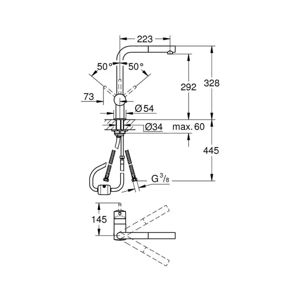 Смеситель для кухни Grohe Minta 32168DC0 (32168DC0) фото 2 Aquada.com.ua