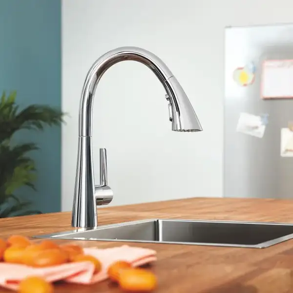 Grohe Zedra Смеситель для кухни, выдвижной, хром (32294002)