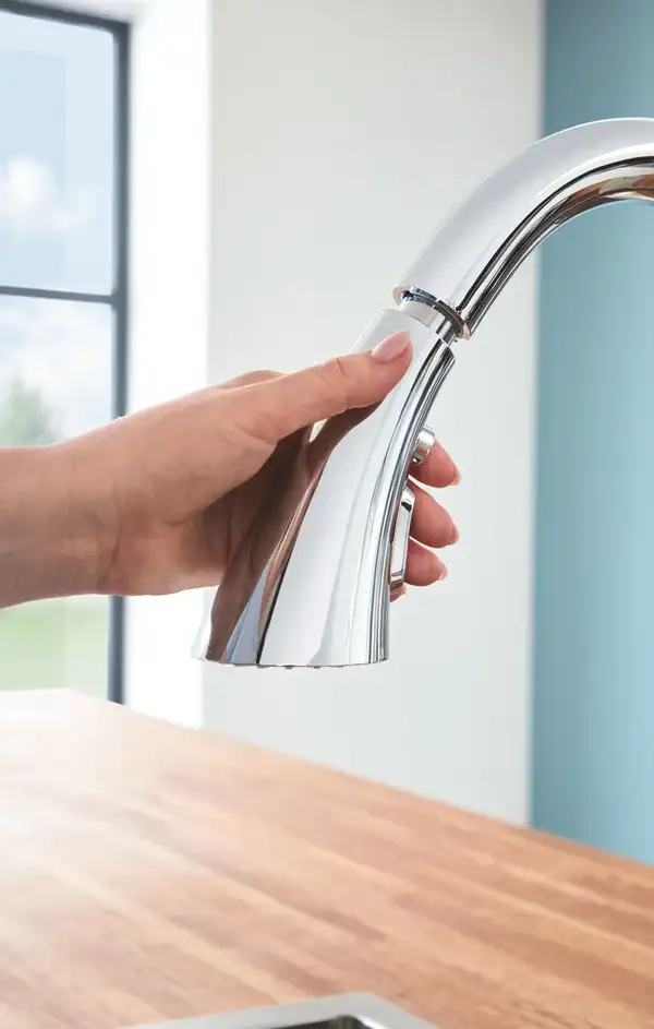 Grohe Zedra Смеситель для кухни, выдвижной, хром (32294002)