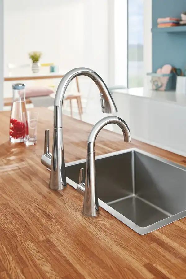Grohe Zedra Смеситель для кухни, выдвижной, хром (32294002)