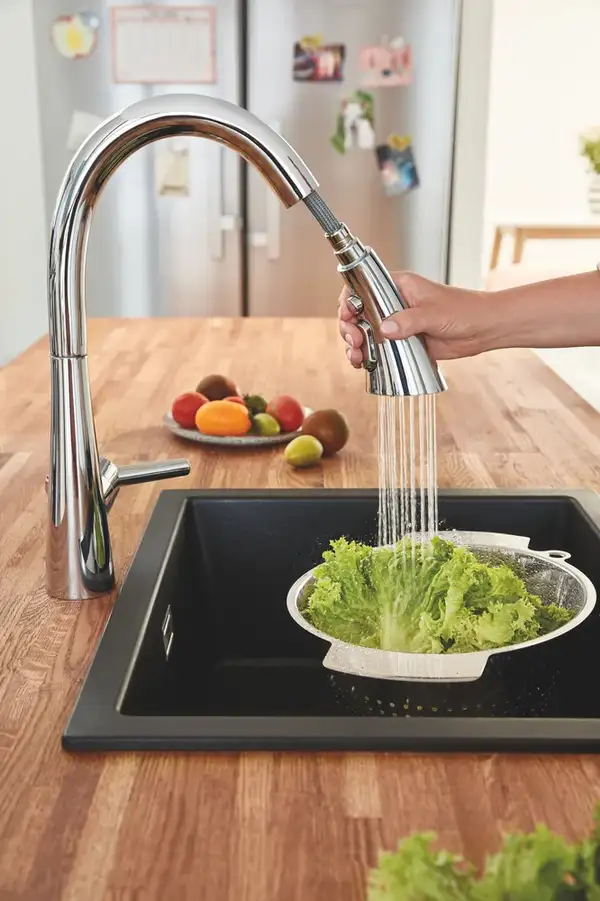 Grohe Zedra Смеситель для кухни, выдвижной, хром (32294002)