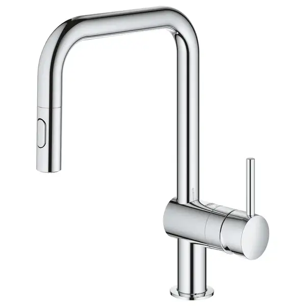 Змішувач для кухні з висувним виливом Grohe Minta (32322002)