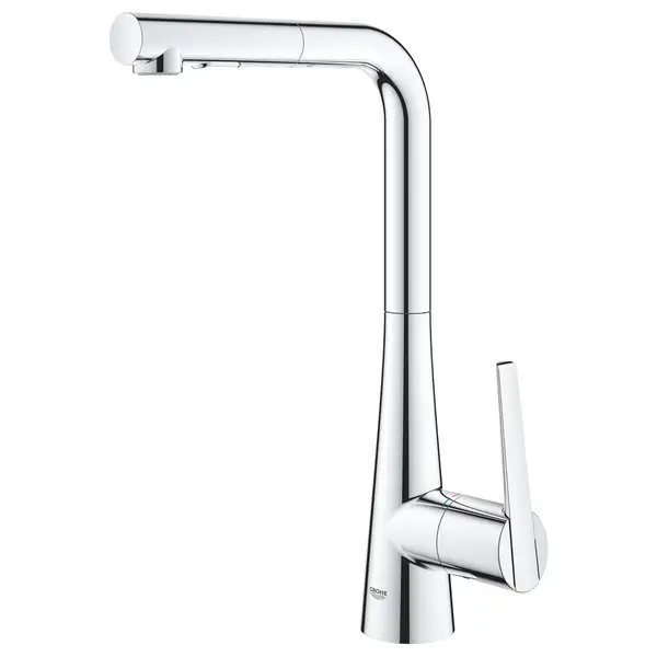 Змішувач для кухні з висувним виливом Grohe Zedra (32553002)