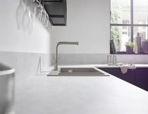 Смеситель для кухни Hansgrohe Talis M54 270 (цвет - нержавеющая сталь), с вытяжным изливом (72809800) фото 3 Aquada.com.ua