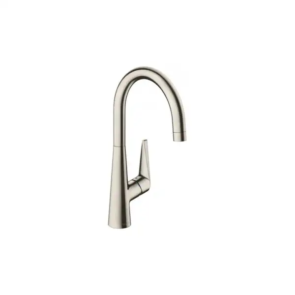 Смеситель для кухни, однорыажный Hansgrohe Talis S (цвет - сталь) (72810800) фото 1 Aquada.com.ua