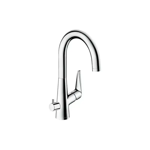Смеситель для кухни, однорычажный Hansgrohe Talis S (цвет - хром), с запорным вентилем для посудомоечной машины (72811000) фото 1 Aquada.com.ua