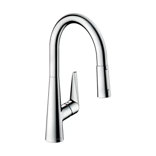Змішувач для кухні Hansgrohe Talis M51 200 2jet з витяжним зливом, хром (72813000)