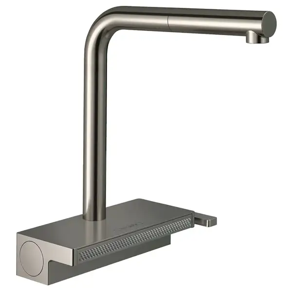 Смеситель для кухни Hansgrohe Aquno Select 250 2jet, sBox (цвет - нержавеющая сталь), с вытяжным душем (73830800) фото 1 Aquada.com.ua