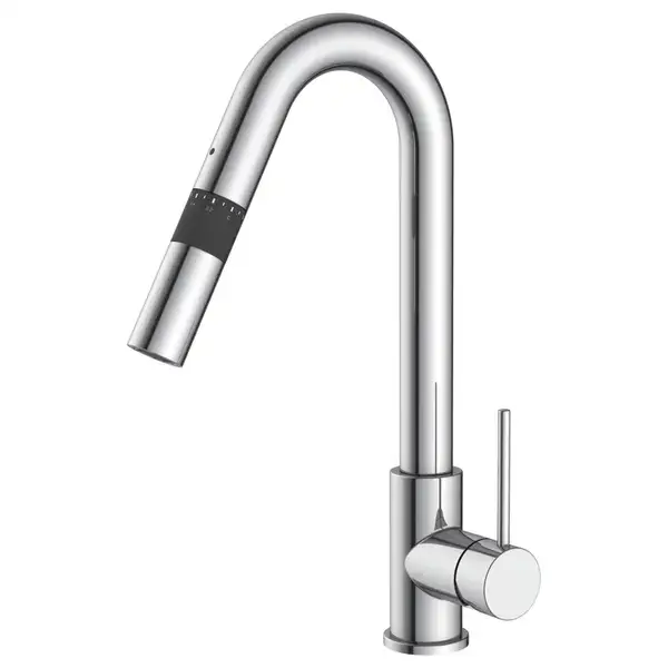 IMPRESE SMART bio смеситель для кухни с дозатором, хром, 35 мм (ZMK051901151) фото 1 Aquada.com.ua
