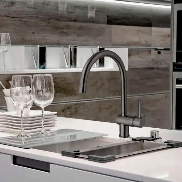 Смеситель для кухни Paffoni Light (LIG280NKNSP)