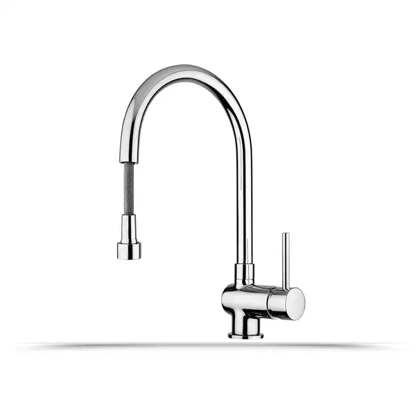 Кухонный смеситель Paffoni Stick, хром (SK185CR) фото 1 Aquada.com.ua