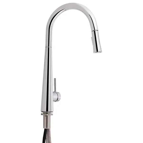Змішувач для кухні з висувним виливом Qtap Evicka 9135103UC (QTEVI9135103UC) фото 1 Aquada.com.ua
