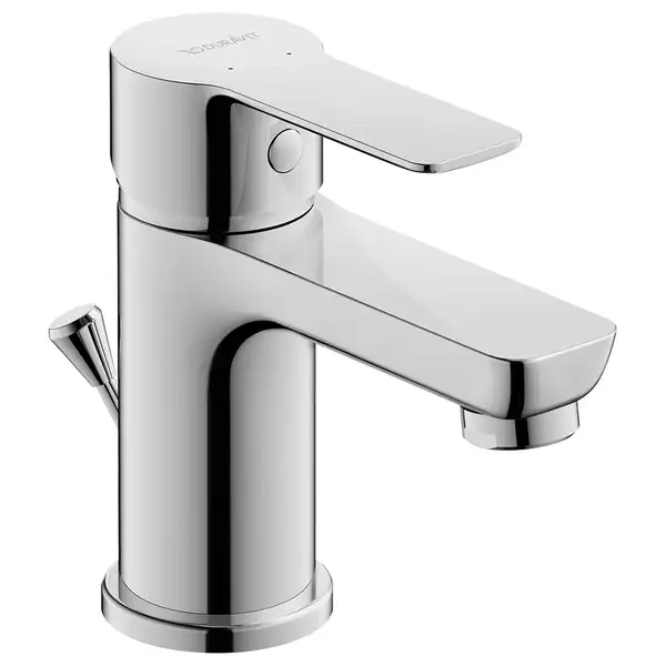 Смеситель для раковины Duravit A.1 (цвет - хром), с донным клапаном (A11010001010) фото 1 Aquada.com.ua