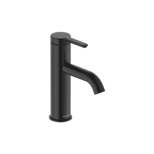 Смеситель для раковины Duravit C.1 (цвет - чёрный матовый), без донного клапана (C11020002046) фото 1 Aquada.com.ua