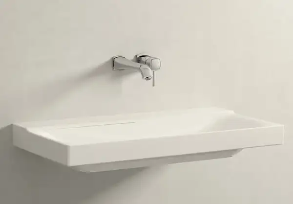 Змішувач для умивальника Grohe Grandera M-Size на два отвори 234 мм, хром (19930000)