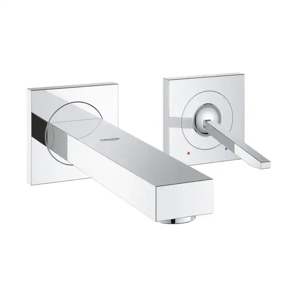 Смеситель для раковины на два отверстия Grohe Eurocube Joy M-Size (цвет - хром) (19997000) фото 1 Aquada.com.ua
