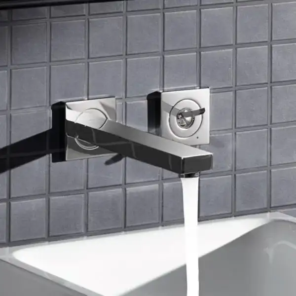 Смеситель для раковины на два отверстия Grohe Eurocube Joy M-Size (цвет - хром) (19997000) фото 2 Aquada.com.ua