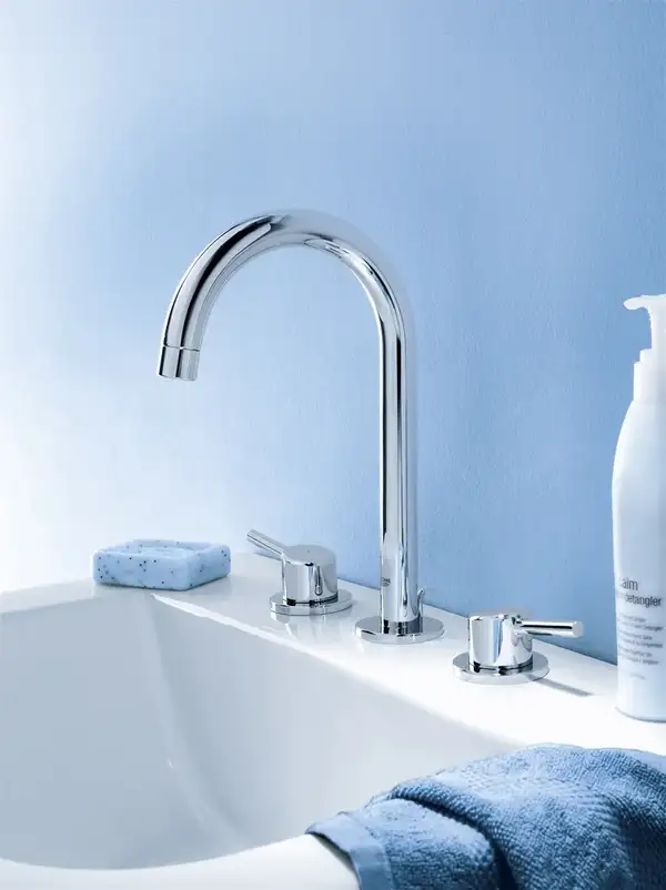 Grohe Concetto Смеситель для раковины на три отверстия, L-Size (20216001) фото 2 Aquada.com.ua