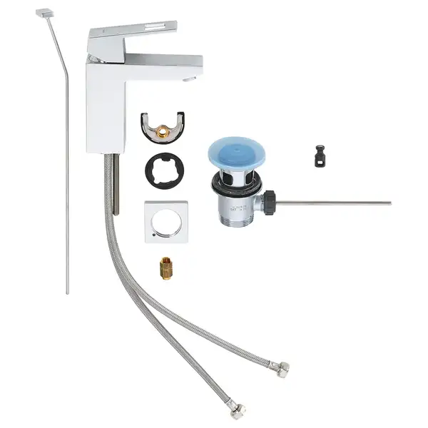 Змішувач для умивальника з дон. клапаном Grohe Eurocube (23127000)