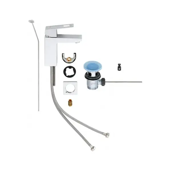Змішувач для умивальника з дон. клапаном Grohe Eurocube (23127000)