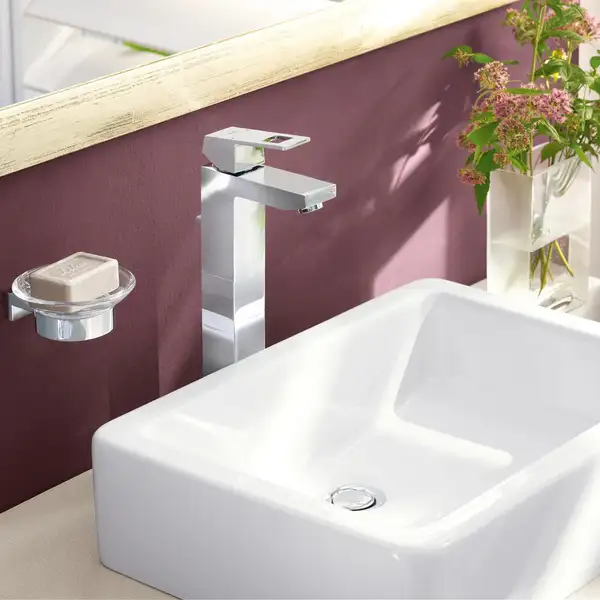 Смеситель для раковины Grohe Eurocube (цвет - хром) (23136000) фото 2 Aquada.com.ua