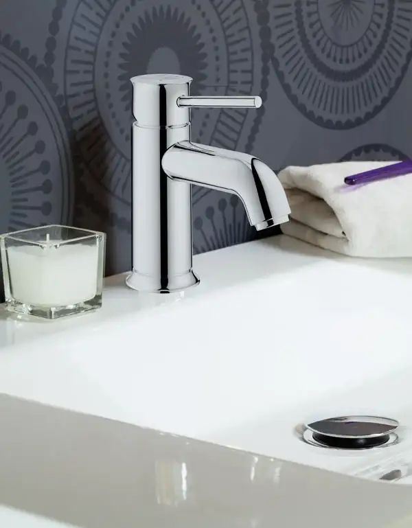Смеситель для раковины Grohe BauClassic (цвет - хром) (23162000) фото 4 Aquada.com.ua
