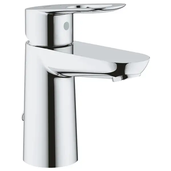Смеситель для раковины Grohe Bau Loop (цвет - хром), без донного клапана (23336000) фото 1 Aquada.com.ua