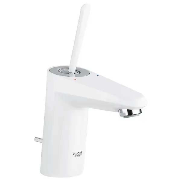 Смеситель для раковины Grohe Eurodisc Joy (цвет - хром/белый) (23425LS0) фото 1 Aquada.com.ua