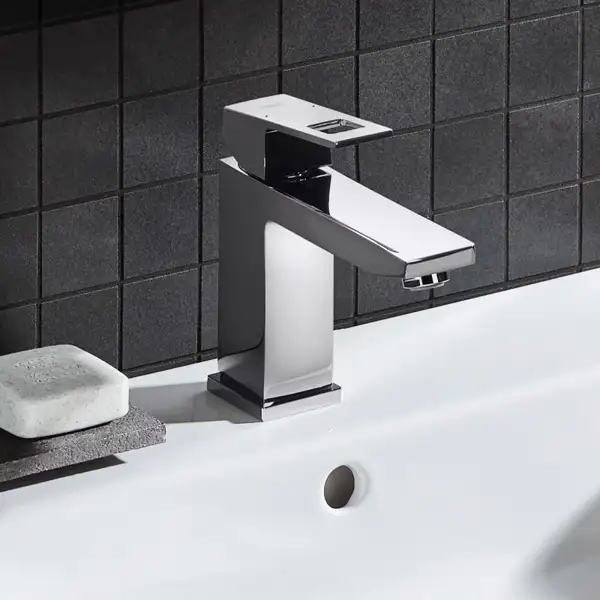 Grohe Eurocube Смеситель однорычажный для раковины M-Size (23445000) фото 3 Aquada.com.ua