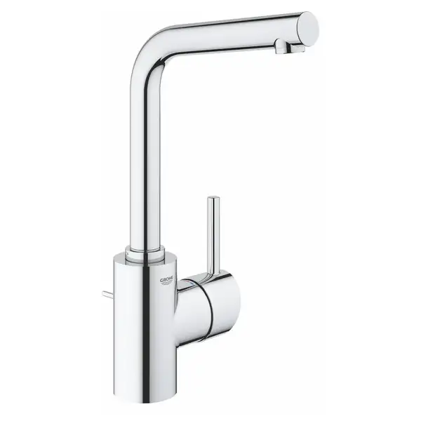 Смеситель для раковины высокий Grohe Concetto (цвет - хром), с донным клапаном (23739002) фото 1 Aquada.com.ua
