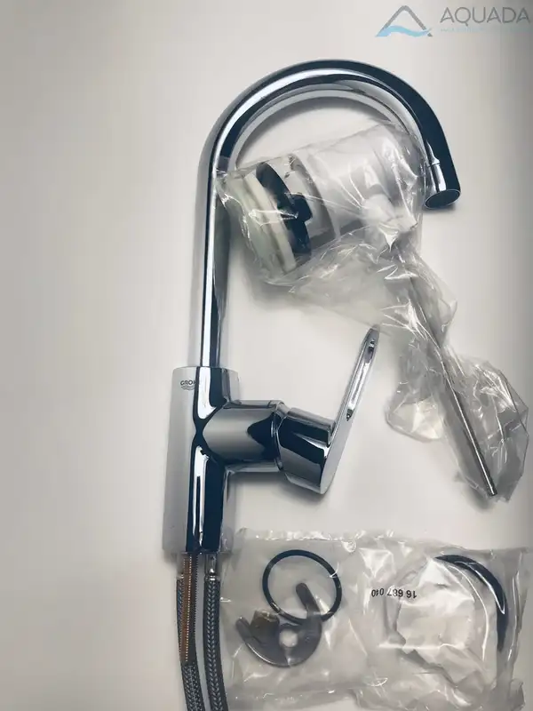 GROHE Одноважільний змішувач для раковини L-Size BauLoop  (23763000) фото 7 Aquada.com.ua