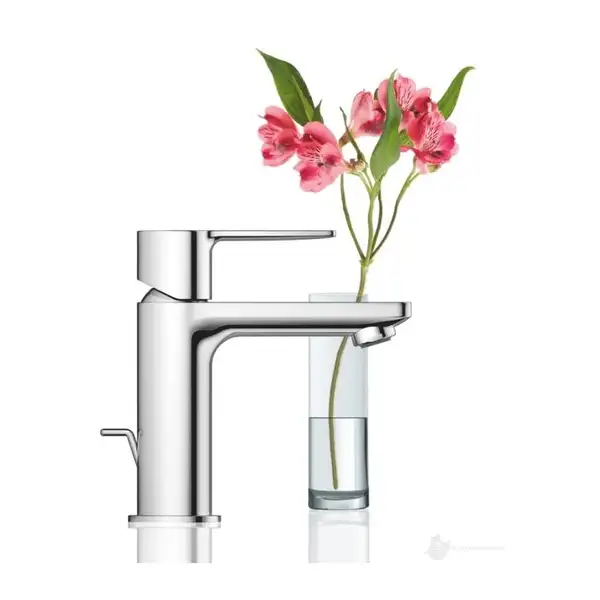 Смеситель однорычажный для раковины Grohe Lineare DN 15 XS-Size (цвет - хром) без донного клапана (23791001) фото 3 Aquada.com.ua