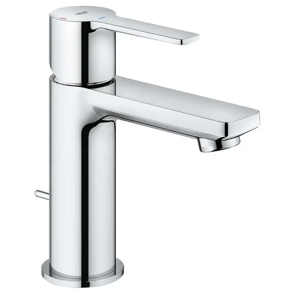 Смеситель однорычажный для раковины Grohe Lineare DN 15 XS-Size (цвет - хром) без донного клапана (23791001) фото 1 Aquada.com.ua
