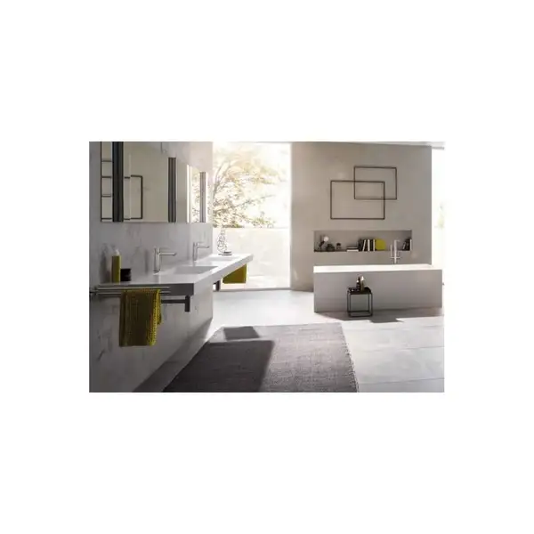 Смеситель однорычажный для раковины Grohe Lineare DN 15 S-Size (цвет - хром) с доным клапаном (32114001) фото 11 Aquada.com.ua