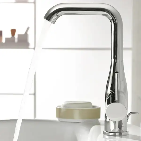 GROHE Смеситель для раковины, однорычажный, высокий Essence New (32628001) фото 4 Aquada.com.ua