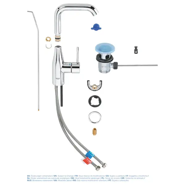 Grohe Essence New Смеситель для раковины, хром (32628001)