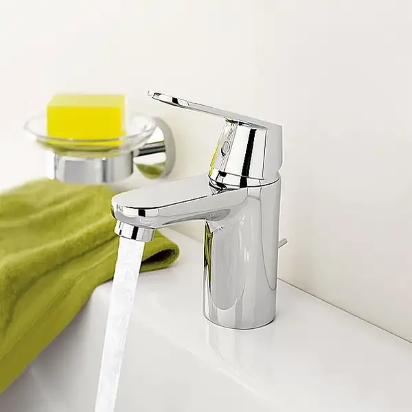 Смеситель онорычажный для раковины Grohe Eurosmart Cosmopolitan DN 15 S-Size (цвет - хром) с донным клапаном (3282500E) фото 2 Aquada.com.ua