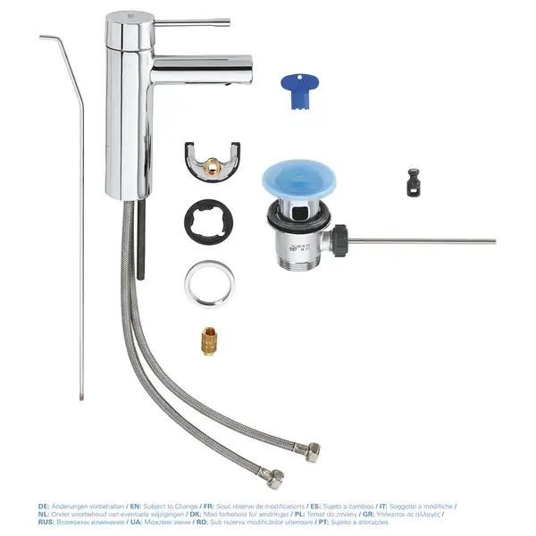 Grohe Essence New Змішувач для раковини S-розмір, хром (32898001)