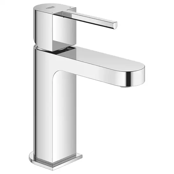 Смеситель для раковины Grohe Plus S-Size (цвет - хром), с донным клапаном (33163003) фото 1 Aquada.com.ua