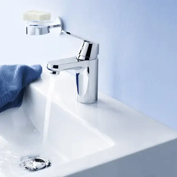 Смеситель для раковины Grohe Eurodisc Cosmopolitan (цвет - хром) (33183002) фото 2 Aquada.com.ua