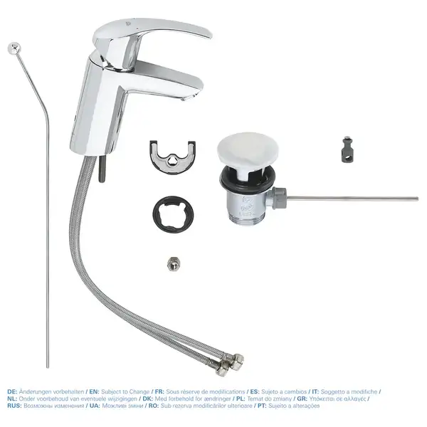 Змішувач для раковини S-розміру Grohe Eurosmart (33265002)