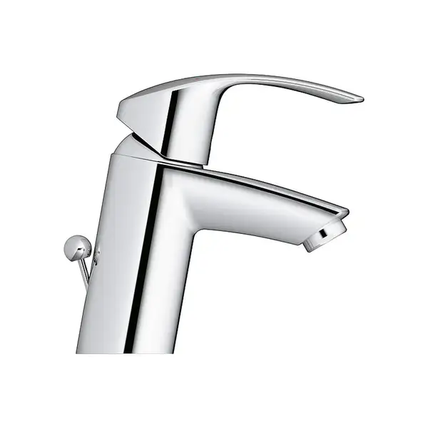 Смеситель однорычажный для раковины Grohe Eurosmart DN 15 S-Size (цвет - хром) с донным клапаном (33265002) фото 6 Aquada.com.ua