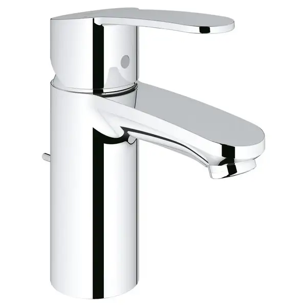Смеситель однорычажный для раковины Grohe Eurostyle Cosmopolitan DN 15 S-Size (цвет - хром) с донным клапаном (33552002) фото 1 Aquada.com.ua