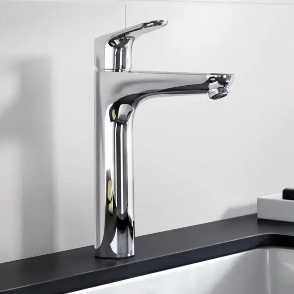 HANSGROHE Смеситель для раковины 230 однорычажный, со сливным гарнитуром, хром Focus (31531000) фото 3 Aquada.com.ua