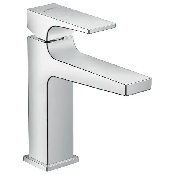 HANSGROHE Смеситель для раковины однорычажный 110, со сливным гарнитуром push-open, хром Metropol (32507000) фото 1 Aquada.com.ua