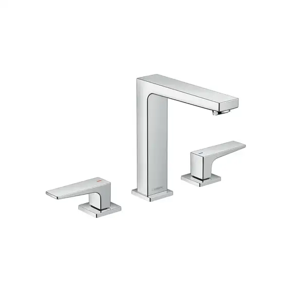 Смеситель для раковины 160, на 3 отверстия Hansgrohe Metropol (цвет - хром), с донным клапаном Push-Open (32515000) фото 1 Aquada.com.ua