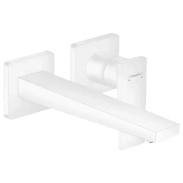 Смеситель для раковины настенный Hansgrohe Metropol (цвет - белый матовый), излив 225 мм (32526700) фото 1 Aquada.com.ua