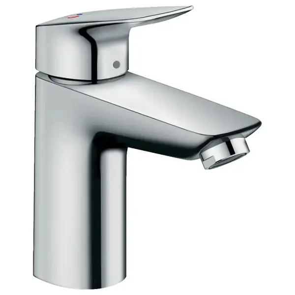 Смеситель для раковины Hansgrohe Logis (цвет - хром), с донным клапаном (711020000) фото 1 Aquada.com.ua