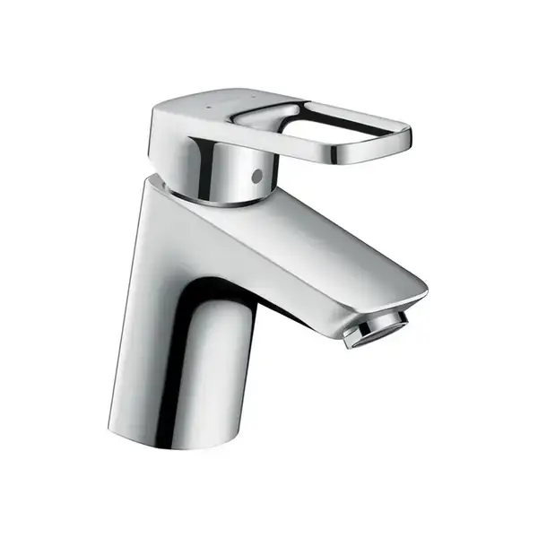 HANSGROHE Смеситель для раковины однорычажный со сливным гарнитуром, хром Logis Loop 70 (71150000) фото 1 Aquada.com.ua